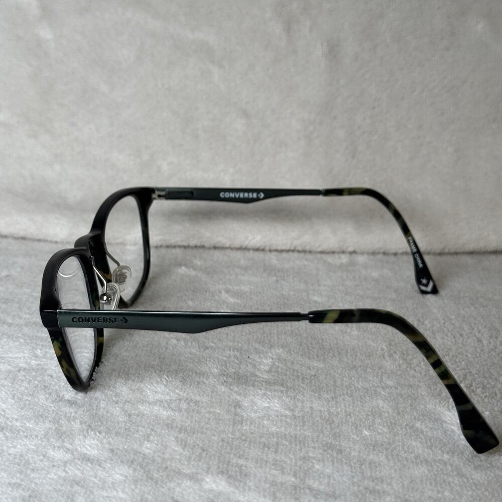 Converse Unisex Eyeglass Frames K310 47-18-130 Green Tortoise Full Rim Rectangle - Picture 5 of 8